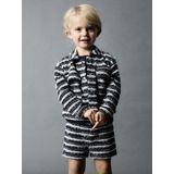 Overhemd - Lange Mouwen - Geweven Stof - Loose Fit - Voorzakken - Drukknoopsluiting - China Kraag