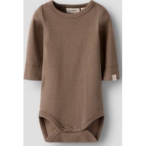Lil' Atelier Romper l/s - NbnGayo - Shitake - Lil Atelier - 56 - Romper L/S