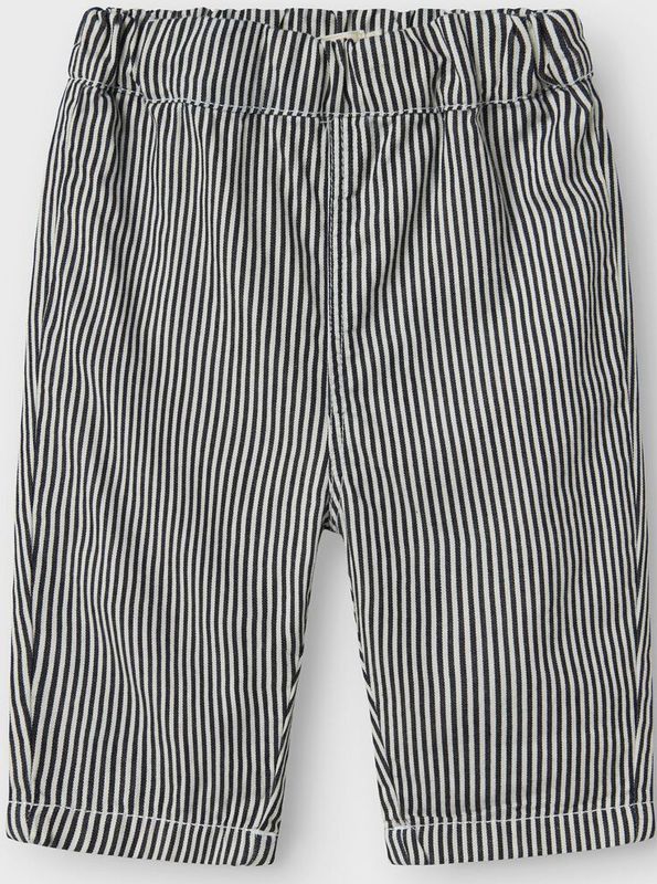 Jeans - Loose-Fit - Blauw - Keperstof - Verstelbare Taille