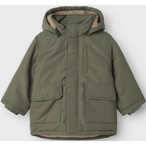 NAME IT - Parka Jas - Waterdicht - Kinderen - Lange Mouwen - Afneembare Capuchon