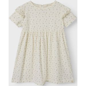 Lil' Atelier - NmfGago - Jurk - Coconut Melk m. Bloemen