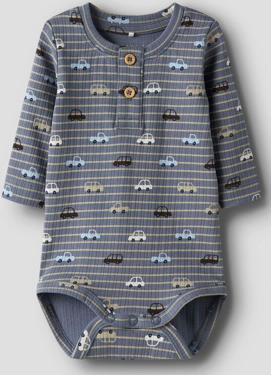 Biologisch Katoen - Romper - Jersey - Lange Mouwen - All-over Print