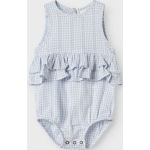 Body - Wit - Geweven Stof - Ronde Hals - Mouwloos - Ruches