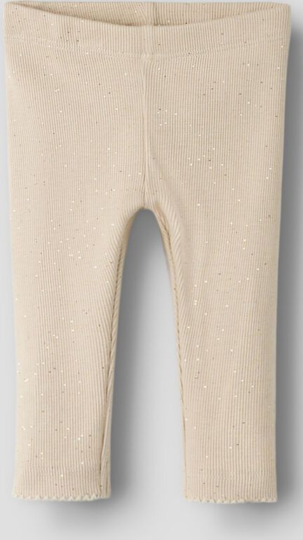 Name It Leggings - Rib - NbfRosally - Rib - Cement - Name It - 50 - Leggings