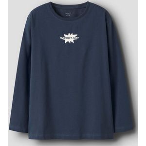 Regular Fit Top Met Lange Mouwen