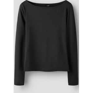 Slim Fit Top Met Lange Mouwen