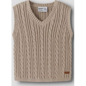 Name It Vest - Gebreid - NbmRoman - IJsland Fossiel - Name It - 50 - Vest