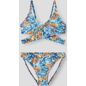 Triangelbikini - All-over Print - Polyester Mesh