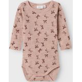 Merino Wol - Romper - Lange Mouwen - Ribgebreid - Verticaal Gestreept