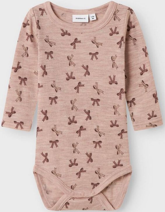 Merino Wol - Romper - Lange Mouwen - Ribgebreid - Verticaal Gestreept