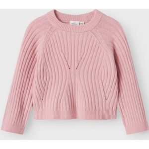 Gebreide Trui - Loose Fit - Ronde Hals - Lange Mouwen - Geribde Manchetten