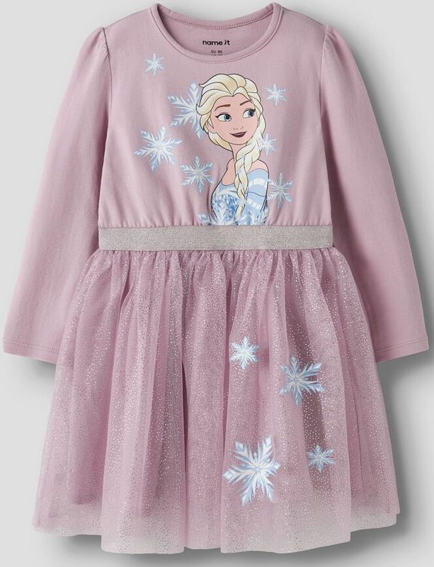 Frozen - Jurk - Regular Fit - Lange Mouwen - Ronde Hals