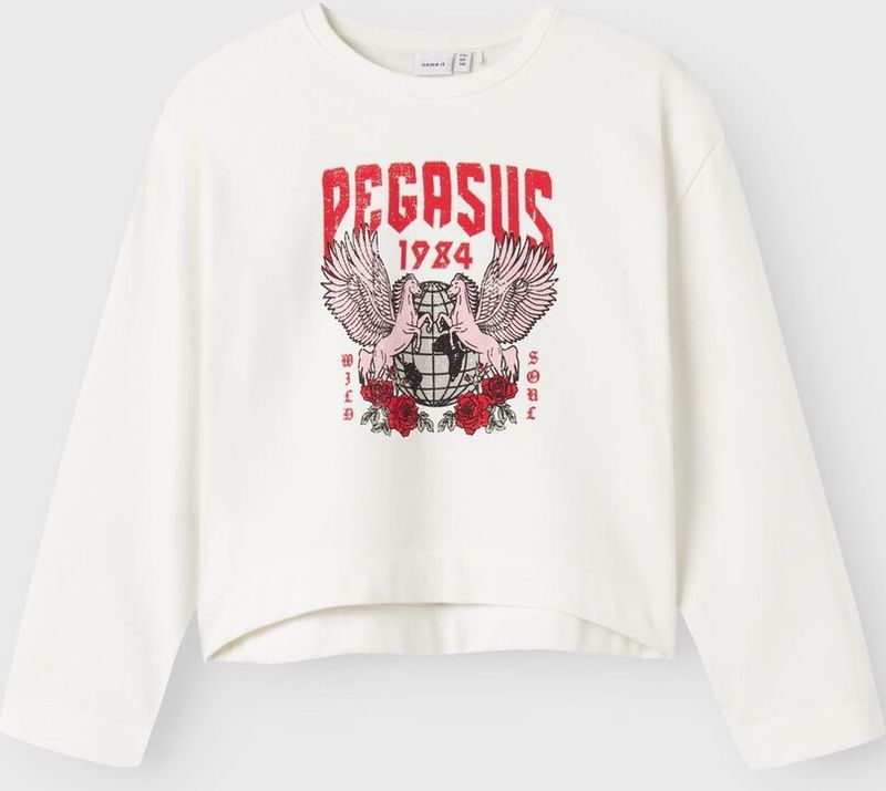 Sweatshirt - Geborstelde Sweatstof - Ronde Hals - Lange Mouwen - Regular Fit