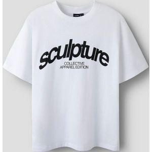 LMTD - NlnNure - T-shirt - Bright White/Zwart met Print