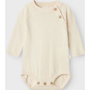 Romper - Lange Mouwen - Wol - Ronde Hals - Knoopsluiting