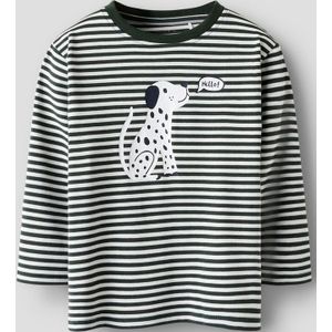 Top - Regular Fit - Lange Mouwen - Ribgebreid - All-over Print