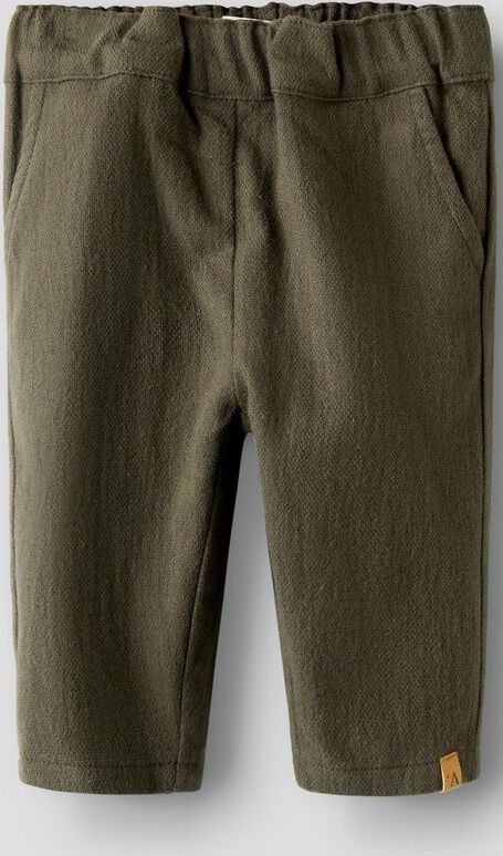 Broek - Regular Fit - Geweven Stof - Zakken - Verstelbare Taille