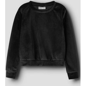 Velours Top Met Lange Mouwen