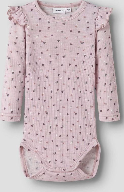 Print Romper - Body - Lange Mouwen - Drukknoopsluiting - Zacht en Gezellig