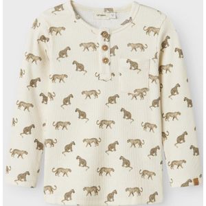 Lil Atelier Blouse - Rib - NmmLavo - Tortelduif m. Print - Lil Atelier - 2 jaar (92) - Shirts