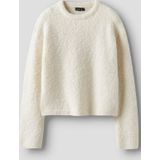 Gebreide Trui - Korte Lengte - Bouclé Knit - Lange Mouwen