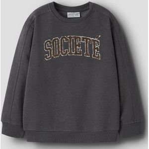 Sweatshirt - Regular Fit - Geborstelde Sweatstof - Lange Mouwen