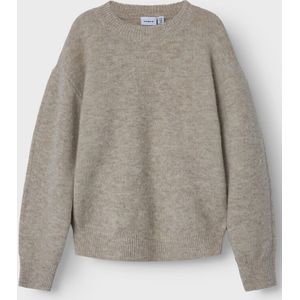 Gebreide Top - Zacht - Ronde Hals - Lange Mouwen - Platgebreid