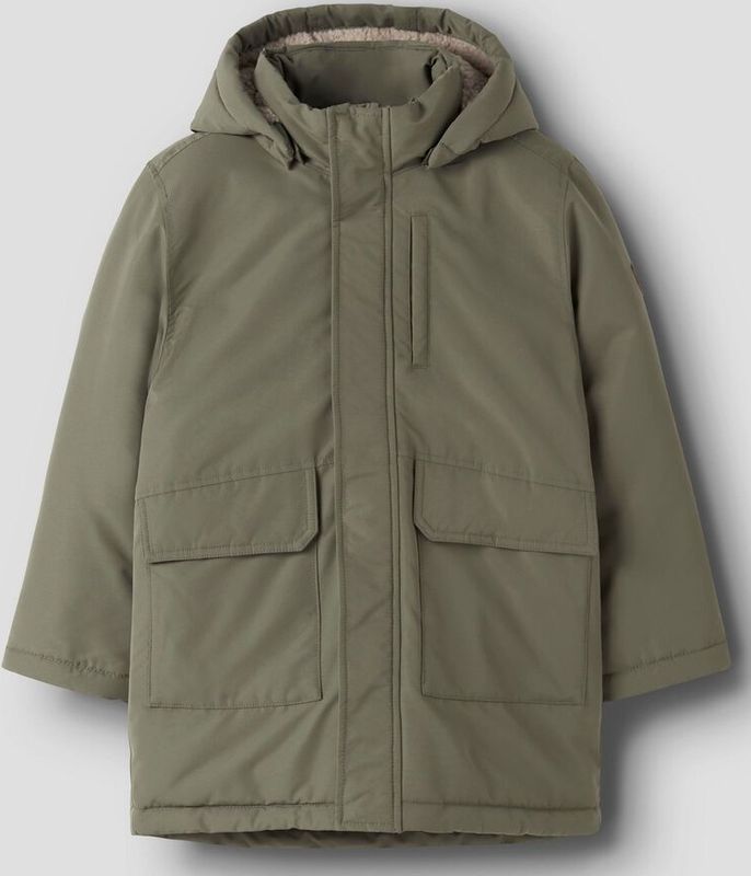 NAME IT - Parka Jas - Waterdicht - Kinderen - Lange Mouwen - Fleece Voering