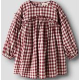 Biologisch Katoen - Jurk - Geweven Stof - Lange Mouwen - Ronde Hals - Loose Fit