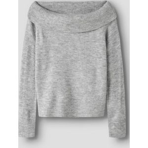 Off Shoulder Gebreide Trui