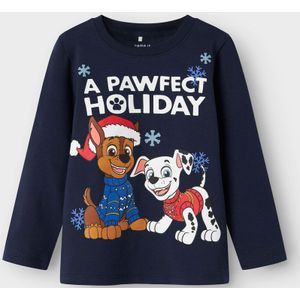 Paw Patrol - Kerst Top - Jersey - Lange Mouwen - Regular Fit