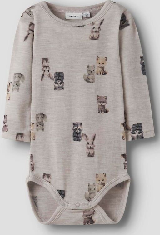 Merino Wol - Romper - Lange Mouwen - Ribgebreid - Verticaal Gestreept Patroon