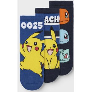 Pokémon - Sokken - 3-pack - Enkelsokken