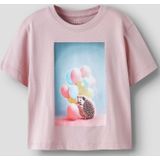 Name It T-Shirt - NmfVotea - Lilac/Hegdehog - Name It - 1 jaar (80) - T-Shirts