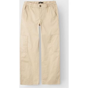 Broek - Effen - Katoen - Lang/maxi - Wide leg