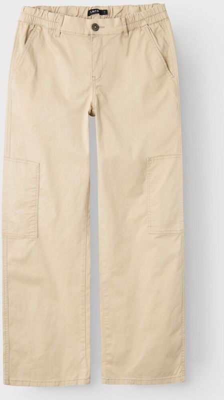 Broek - Effen - Katoen - Lang/maxi - Wide leg