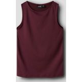 Top - Slim Fit - Mouwloos - Hoge Hals - Jersey