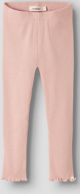 Lil Atelier Leggings - Rib - NmfNora - Cameo Rose M Pointelle - Lil Atelier - 4 jaar (104) - Leggings