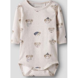 Biologisch Katoen - Romper - Jersey - Lange Mouwen - All-over Print