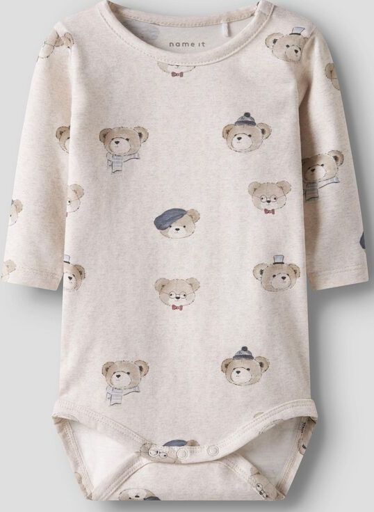 Biologisch Katoen - Romper - Jersey - Lange Mouwen - All-over Print