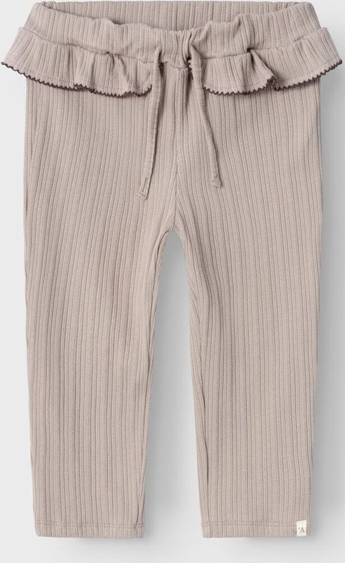 Broek - Regular Fit - Jersey - Verstelbare Taille - Ruches