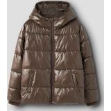 Shiny - Gewatteerde Jas - Pufferjas - Met Capuchon - Lange Mouwen