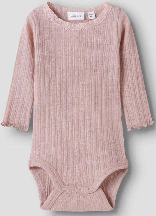 Romper - Lange Mouwen - Ribgebreid - Verticaal Gestreept - Drukknoopsluiting
