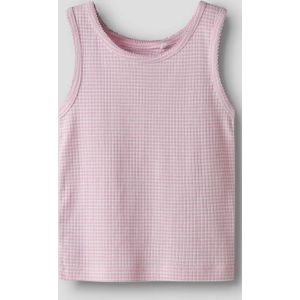 Slim Fit - Tanktop - Mouwloos - Ribgebreid - Verticaal Gestreept