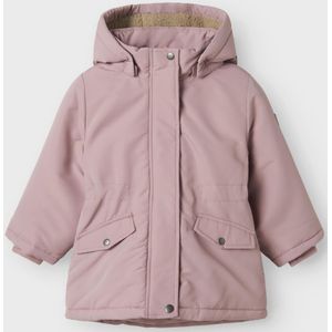 NAME IT - Parka Jas - Waterdicht - Kinderen - Lange Mouwen - Teddy Voering