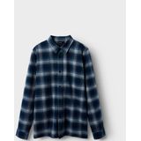 Geruite Overhemd - Blouse - Lange Mouwen - Regular Fit