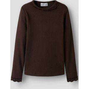 Slim Fit Top Met Lange Mouwen