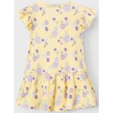 Jurk - Bloem - Mouwloos - Ronde Hals - Print over het Gehele Oppervlak