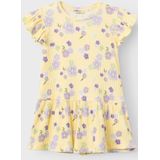 Jurk - Bloem - Mouwloos - Ronde Hals - Print over het Gehele Oppervlak