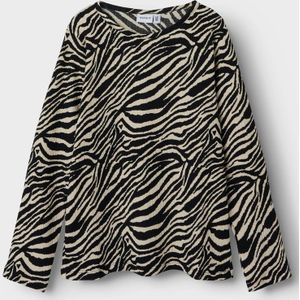 Print Top Met Lange Mouwen